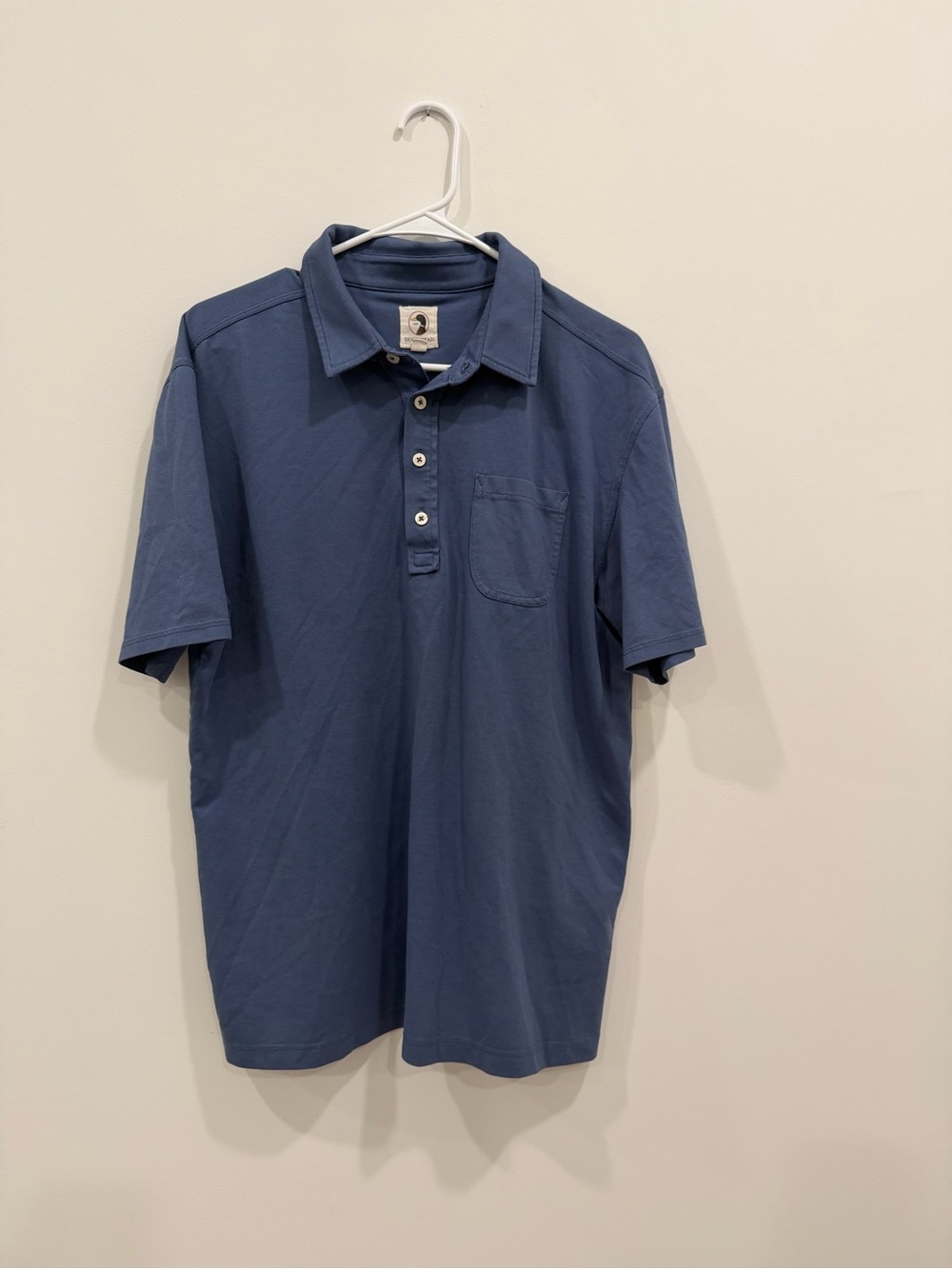 Vintage Duck Head Men's Blue Polo